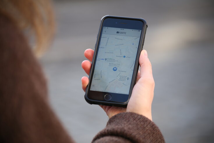 Unterwegs mit der App "Actionbound"